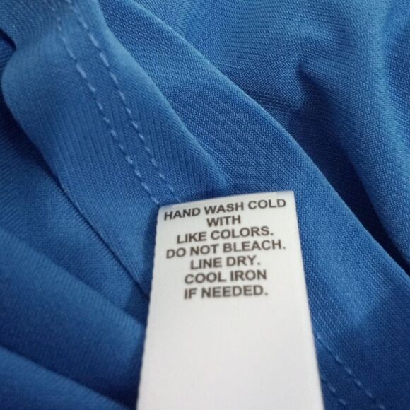 Cato Women Tops S Blue Round Neck 3/4 Sleeve - Picture 6 of 7